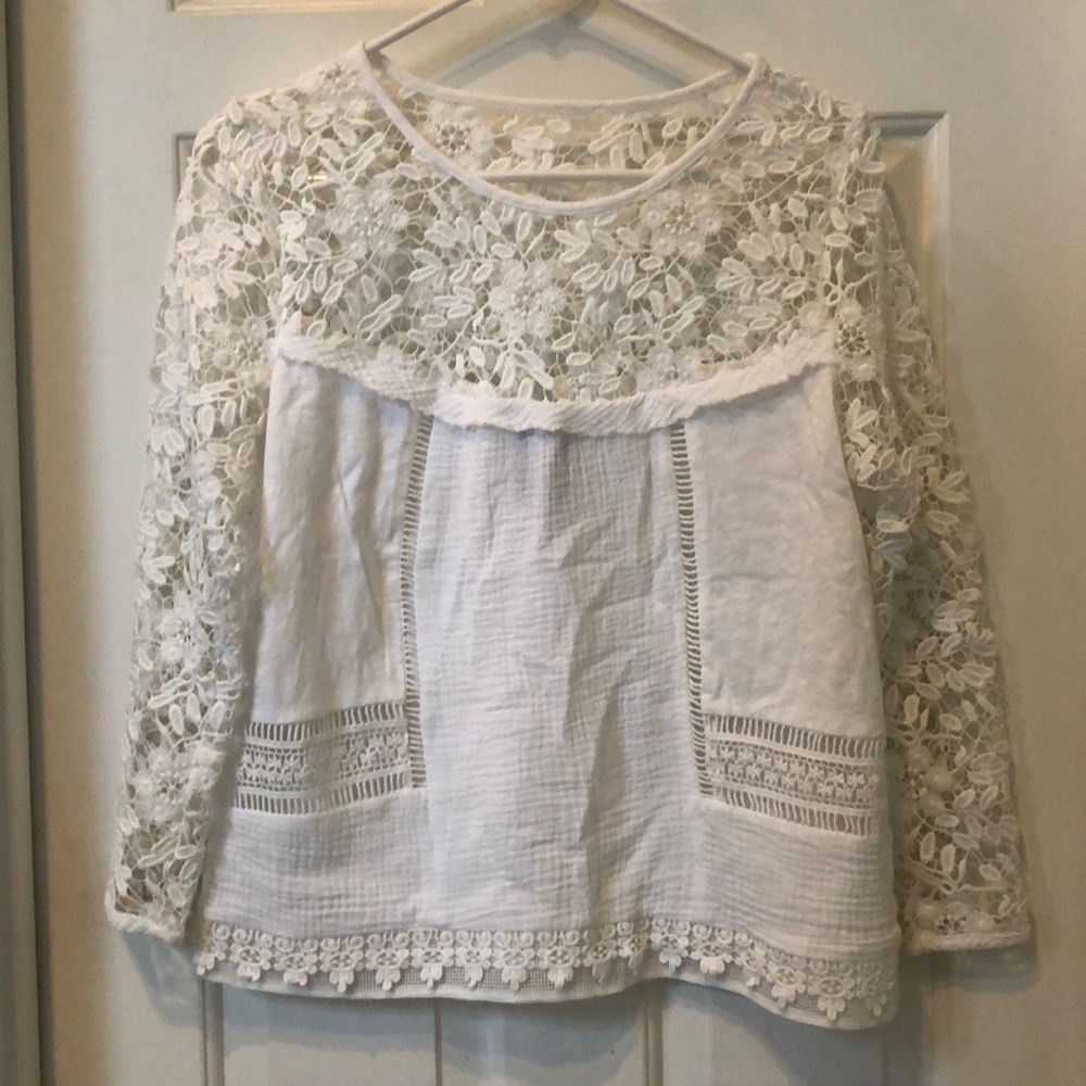 Guest Edition white cotton top